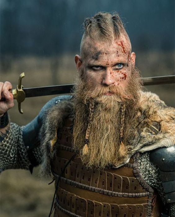 Long Viking Beard